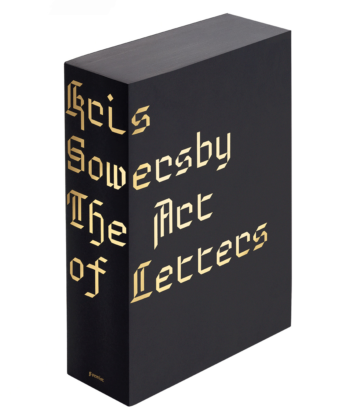 Kris Sowersby: The Art of Letters